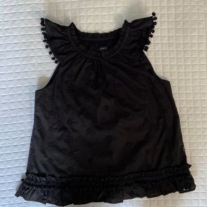 J. Crew Black Sleeveless Top